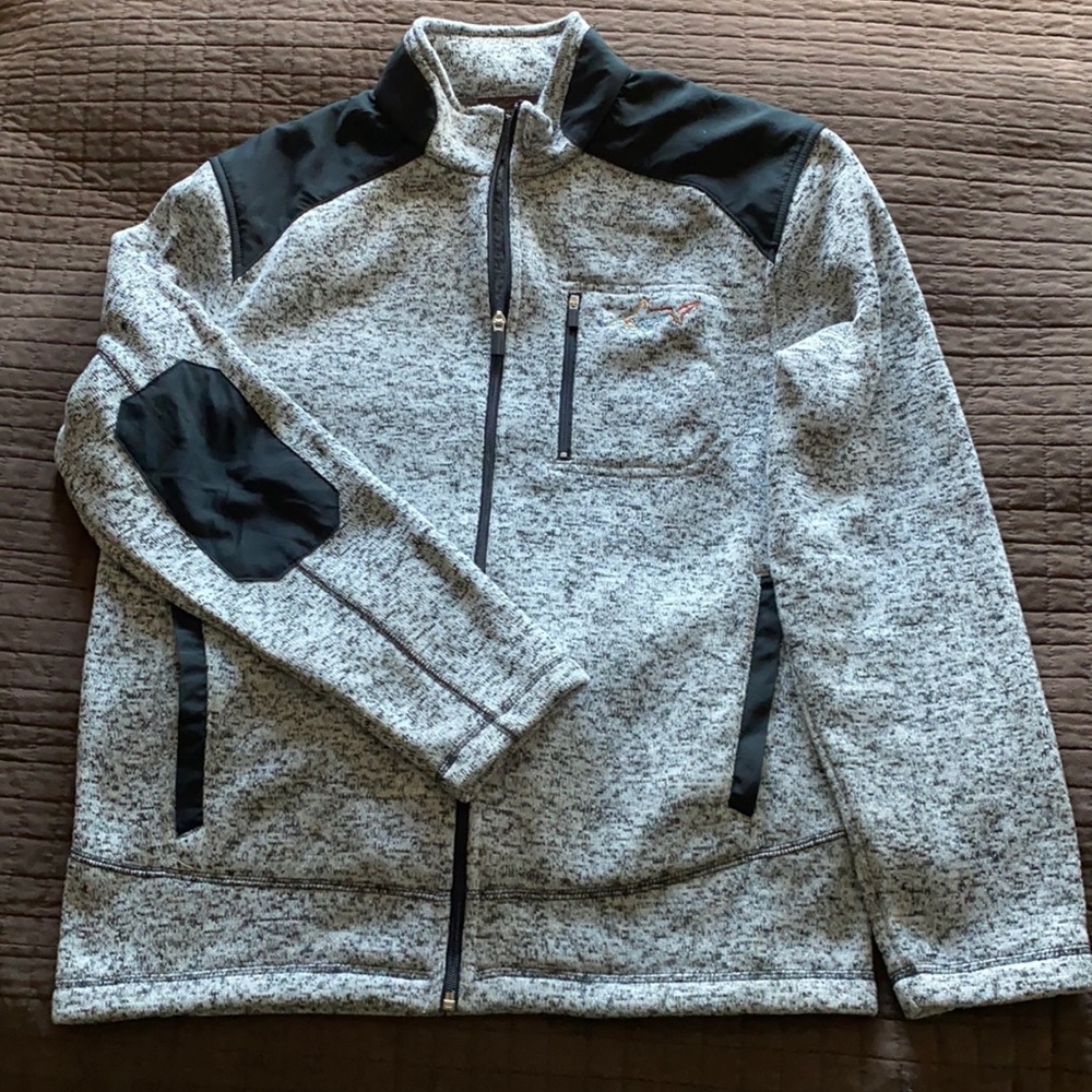 Greg Norman for Tasso Ella Full Zip Jacket Gray